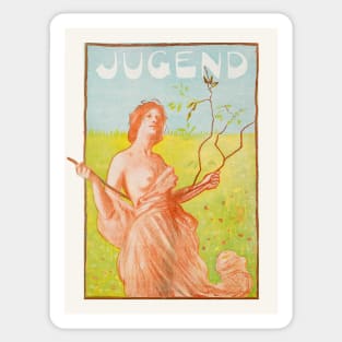 Jugend Cover, 1897 Sticker